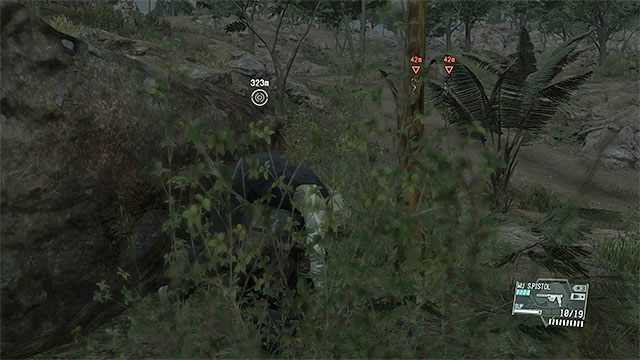 Uważaj po drodze na dwuosobowe patrole - Ekstrakcja Code Talkera | Misja 28 - Code Talker | Solucja Metal Gear Solid V - Metal Gear Solid V: The Phantom Pain - poradnik do gry