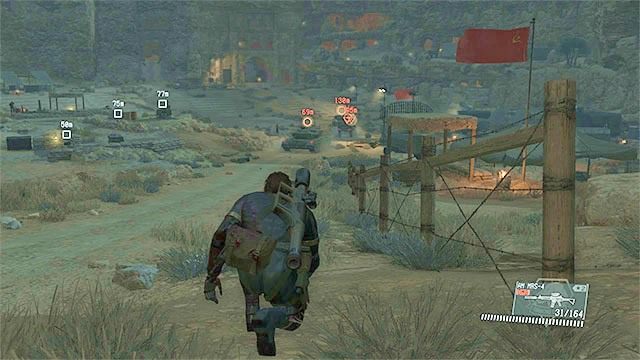 Cel podróży konwoju to fort Da Smasei Laman - Wyeliminowanie pułkownika i czołgów z konwoju | Misja 8 - Occupation Forces - Metal Gear Solid V: The Phantom Pain - poradnik do gry