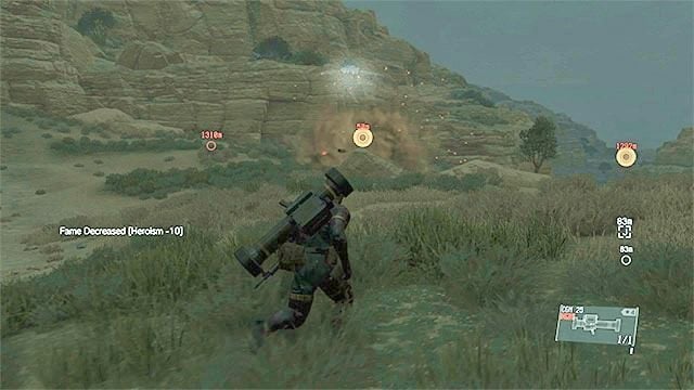 Wyrzutnia CGM 25 bardzo dobrze sprawdzi się w zniszczeniu czołgów - Wyeliminowanie czołgów i śmigłowca bojowego | Misja 9 - Backup, Back Down - Metal Gear Solid V: The Phantom Pain - poradnik do gry
