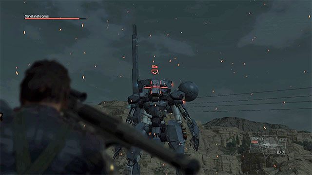 Postaraj się doprowadzić do zniszczenia głowy Sahelanthropusa - Pierwsza faza pojedynku z Sahelanthropusem | Jak pokonać Sahelanthropusa (finałowy boss rozdziału 1)? - Metal Gear Solid V: The Phantom Pain - poradnik do gry