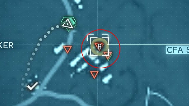 Jeżeli nie pośpieszysz się z dotarciem do pierwszego miejsca pobytu Viscounta to pilnujący go strażnik doprowadzi go do zabudowań zlokalizowanych na północ od obozu Kiziba Camp, które oznaczone zostały na powyższych obrazkach - Zidentyfikowanie i uratowanie Viscounta | Misja 14 - Lingua Franca - Metal Gear Solid V: The Phantom Pain - poradnik do gry