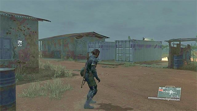 Kontenery z okolic północnych zabudowań - Pozostałe opcjonalne cele w misji Lingua Franca | Misja 14 - Lingua Franca - Metal Gear Solid V: The Phantom Pain - poradnik do gry