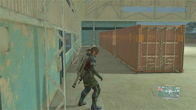 Hangar z kontenerami - Pozostałe opcjonalne cele w misji The War Economy | Misja 21 - The War Economy - Metal Gear Solid V: The Phantom Pain - poradnik do gry