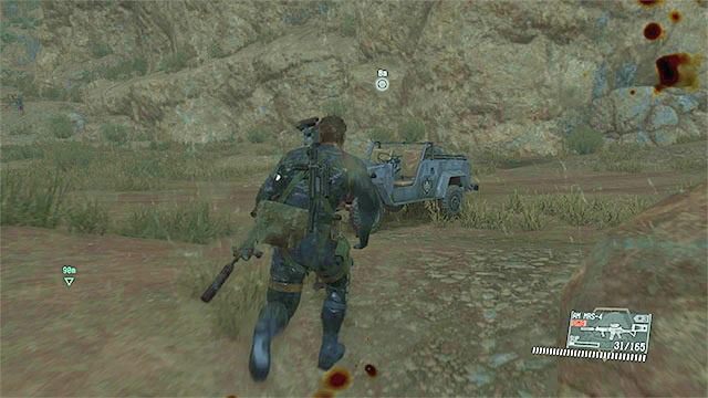 Drugi jeep powinien stać zaparkowany w północnej części posterunku 20 - Pozostałe opcjonalne cele w misji Close Contact | Misja 24 - Close Contact - Metal Gear Solid V: The Phantom Pain - poradnik do gry