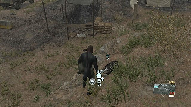 Odszukaj na ziemi orła i fultonuj go - Pozostałe opcjonalne cele w misji Close Contact | Misja 24 - Close Contact - Metal Gear Solid V: The Phantom Pain - poradnik do gry