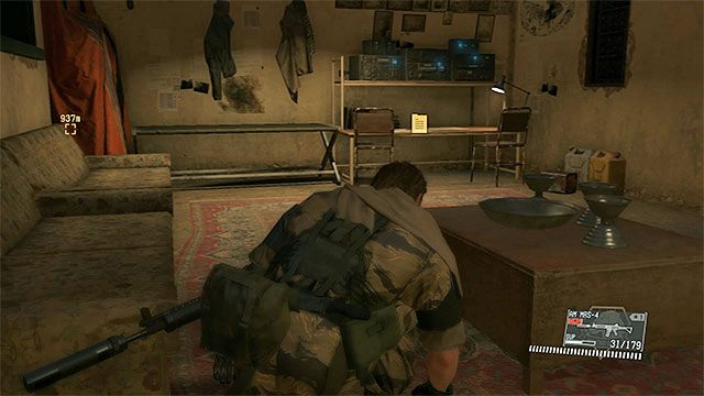 Miejsce odnalezienia dokumentów - Ustalenie miejsca przetrzymywania Kazuhiry Millera | Misja 1 - Phantom Limbs - Metal Gear Solid V: The Phantom Pain - poradnik do gry