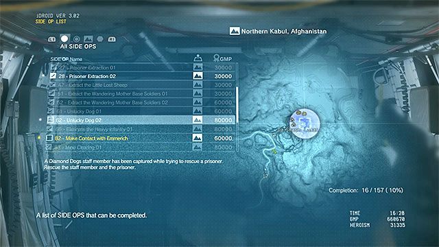 Poboczne misje to zysk rzędu kilkudziesięciu tysięcy GMP i wiele z nich możesz powtarzać - Jak gromadzić gotówkę (GMP) w MGS V? | FAQ - Najczęściej zadawane pytania - Metal Gear Solid V: The Phantom Pain - poradnik do gry