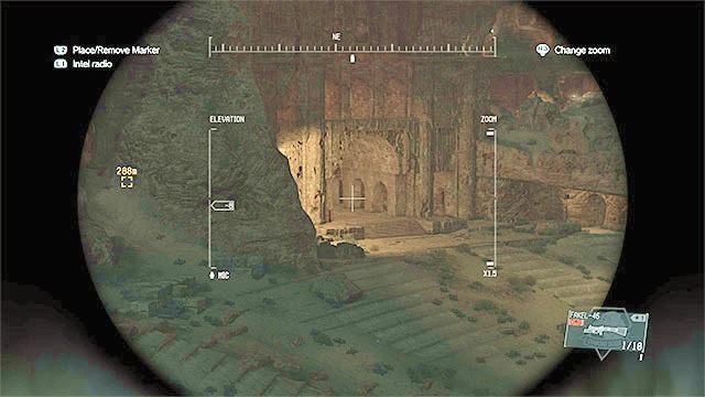 Podążaj w stronę wejścia do ruin - Odnalezienie broni Honey Bee | Misja 6 - Where Do the Bees Sleep? - Metal Gear Solid V: The Phantom Pain - poradnik do gry