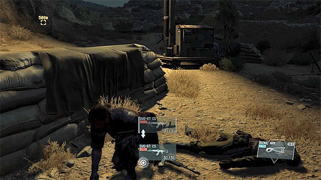 Możesz odebrać karabin jednemu z wrogów - Misja 33 - [Subsistence] C2W | Misja 33 i 34 | Solucja Metal Gear Solid V - Metal Gear Solid V: The Phantom Pain - poradnik do gry