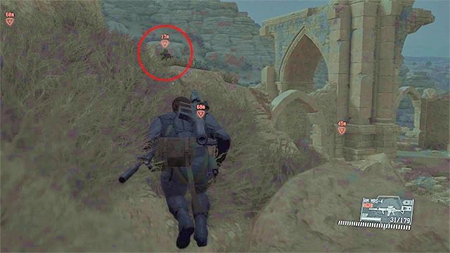 W pobliżu ruin rozstawił się snajper - Odnalezienie kliszy filmowej | Misja 38 - Extraordinary | Solucja MGS V - Metal Gear Solid V: The Phantom Pain - poradnik do gry