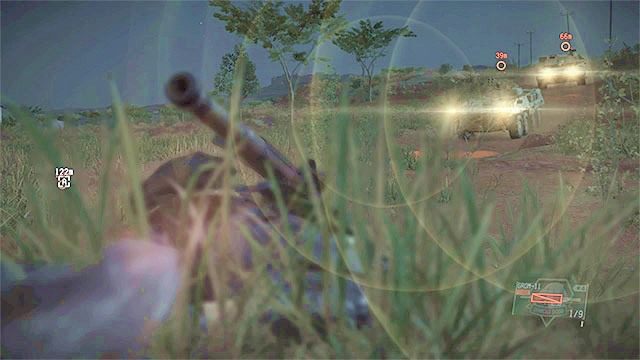 Możesz zatrzymywać wozy APC i czołgi zmierzające w stronę lotniska - Wyeliminowanie wozów opancerzonych i czołgów | Misja 41 - Proxy War Without End - Metal Gear Solid V: The Phantom Pain - poradnik do gry