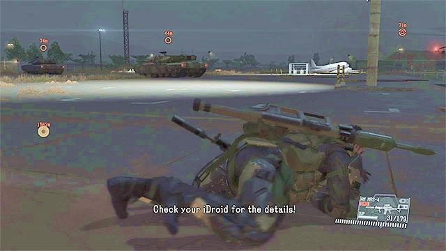 Cel podróży wszystkich wozów APC i czołgów to główna płyta lotniska - Wyeliminowanie wozów opancerzonych i czołgów | Misja 41 - Proxy War Without End - Metal Gear Solid V: The Phantom Pain - poradnik do gry