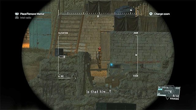 Poszukiwanego dowódcę Specnazu poznasz po tym, że będzie on miał założony czerwony beret - Odnalezienie dowódcy Specnazu | Misja 3 - A Heros Way | Solucja MGS V - Metal Gear Solid V: The Phantom Pain - poradnik do gry