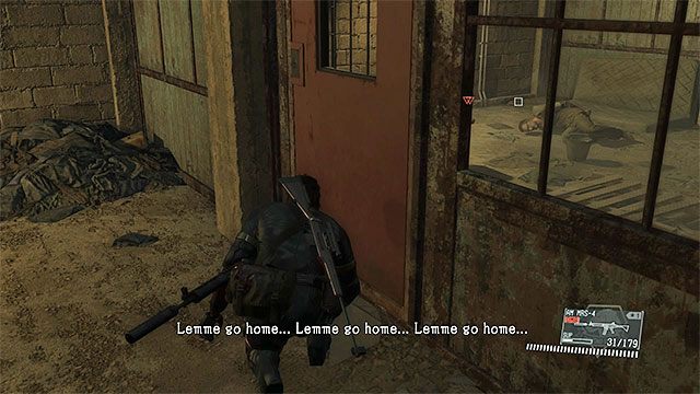 Pomieszczenie z inżynierem - Odnalezienie i uratowanie inżyniera | Misja 5 - Over the Fence - Metal Gear Solid V: The Phantom Pain - poradnik do gry