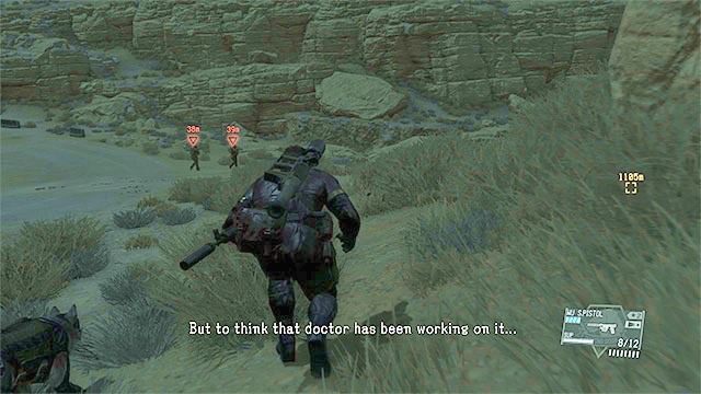 Uważaj po drodze na pojedyncze patrole - Dotarcie do głównej bazy sił wroga | Misja 12 - Hellbound | Solucja MGS V - Metal Gear Solid V: The Phantom Pain - poradnik do gry
