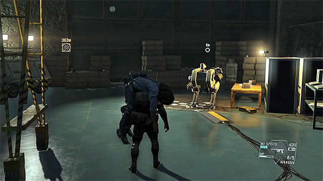 Maszyna krocząca, której możesz użyć do ucieczki - Opuszczenie bazy wraz z doktorem Emmerichem | Misja 12 - Hellbound - Metal Gear Solid V: The Phantom Pain - poradnik do gry