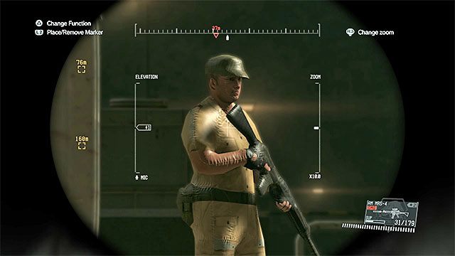 Przykładowy wabik udający żołnierza - Wyłączenie pompy i zniszczenie zbiornika we wrogiej bazie | Misja 13 - Pitch Dark - Metal Gear Solid V: The Phantom Pain - poradnik do gry