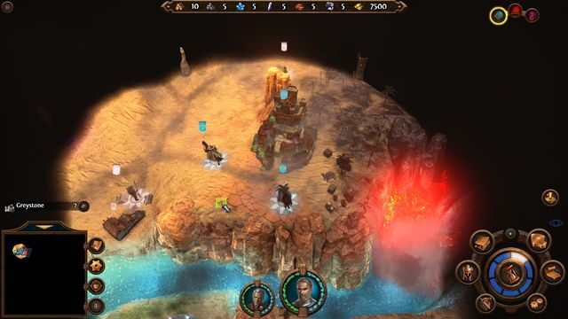 Większość czasu podczas gry w Might & Magic: Heroes VII spędzisz na ekranie mapy świata, po której będziesz się poruszał, szukał surowców oraz rozpoczynał walkę z przeciwnikami - Mapa świata | Interface w Might & Magic Heroes VII - Might & Magic: Heroes VII - poradnik do gry