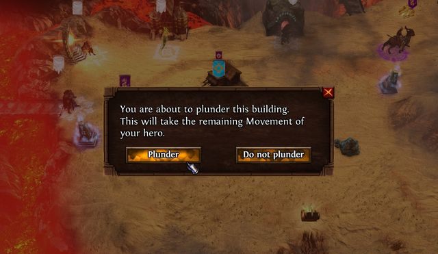 Ostatnim etapem eksploracji jest znalezienie oraz rozprawienie się z przeciwnikiem - Eksploracja | Budynki na mapie świata w Might & Magic Heroes VII - Might & Magic: Heroes VII - poradnik do gry