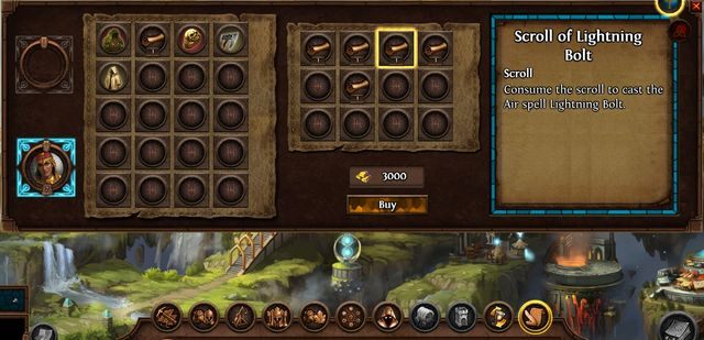 Przed zakupem zwojów rozwiń swoją Gildię Magii do 4. poziomy. Być może interesujący cię czar otrzymasz za darmo. - Akademia w Might & Magic Heroes VII - Budynki specjalne | Akademia - Budynki - Might & Magic: Heroes VII - poradnik do gry