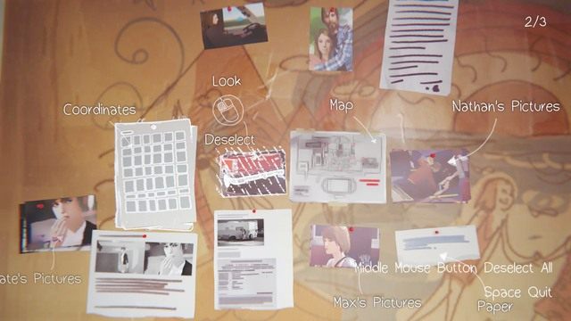W kolejnej zagadce musisz zaznaczyć trzy poszlaki - Life is Strange: Dark Room, Rozdział 3 - solucja, opis przejścia - Life is Strange - poradnik do gry