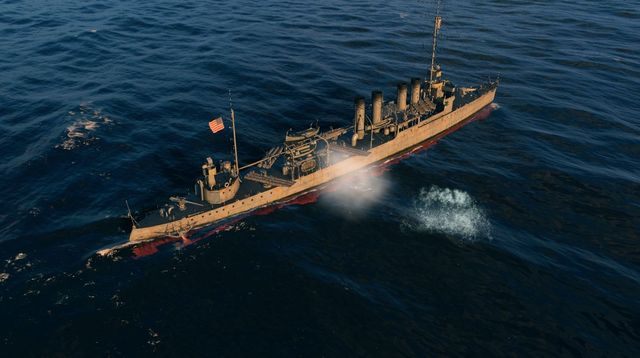 Główną bronią niszczycieli jest szybkość oraz torpedy. - Niszczyciele w World of Warships | Typy okrętów - World of Warships - poradnik do gry