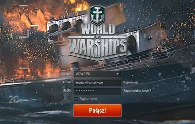 Ostatnim etapem przed rozpoczęciem zabawy jest zalogowanie się bezpośrednio na serwer - Rejestracja, logowanie, zarządzanie kontem | Informacje wstępne - World of Warships - poradnik do gry