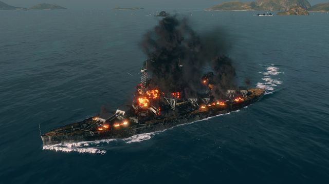 Skuteczny ostrzał z pocisków odłamkowo-burzących może zniszczyć nawet dużo silniejszego przeciwnika. - Typy pocisków w World of Warships | Mechanika gry - World of Warships - poradnik do gry