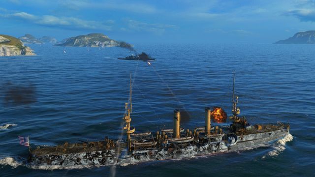 Okręty premium charakteryzują się nieco gorszymi statystykami od swoich standardowych odpowiedników, jednak mają wiele innych zalet - Okręty premium w World of Warships | Typy okrętów - World of Warships - poradnik do gry
