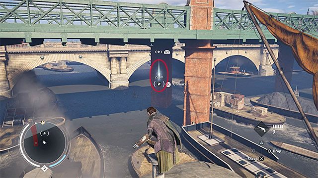 Zakłócenie to znajduje się obok mostu Lambeth w południowej części Tamizy - Tamiza (The Thames) | Zakłócenia Helixa | Assassins Creed Syndicate - Assassins Creed: Syndicate - poradnik do gry