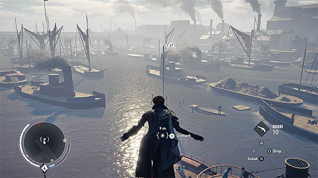 Zakłócenie to znajduje się obok przystani w północnej części Tamizy - Tamiza (The Thames) | Zakłócenia Helixa | Assassins Creed Syndicate - Assassins Creed: Syndicate - poradnik do gry