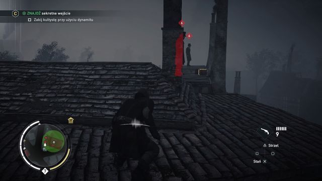 Strzel w beczkę z dynamitem, aby pozbyć się przeciwnika. - 01 - Skoczny Jack | Wspomnienia Karola Dickensa | Assassins Creed Syndicate - Assassins Creed: Syndicate - poradnik do gry