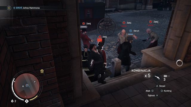 Pokonaj przeciwników czekających przy wyjściu ze stacji. - 07 - Nasz wspólny przyjaciel | Wspomnienia Karola Dickensa - Assassins Creed: Syndicate - poradnik do gry