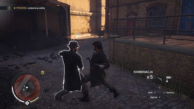 Przegraj walkę, od czasu do czasu uderzając Hammona. - 08 - Genialny plan | Wspomnienia Karola Dickensa | Assassins Creed Syndicate - Assassins Creed: Syndicate - poradnik do gry