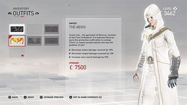 Wybierz strój z inwentarza - Jak odblokować strój prekursorów (Aegis Outfit)? | Tajemnice Londynu - pozytywki - Assassins Creed: Syndicate - poradnik do gry