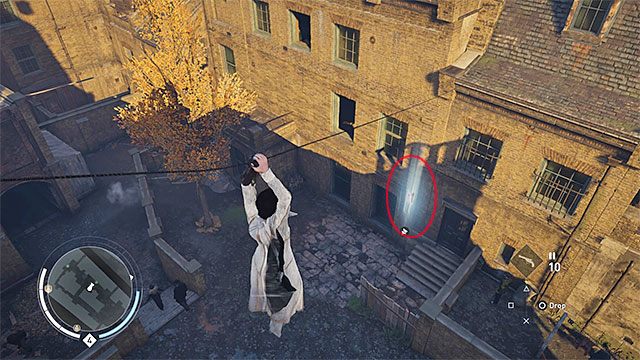 Zakłócenie to odnajdziesz między budynkami i jest ono zawieszone kilka metrów nad ziemią - Whitechapel | Zakłócenia Helixa | Assassins Creed Syndicate - Assassins Creed: Syndicate - poradnik do gry