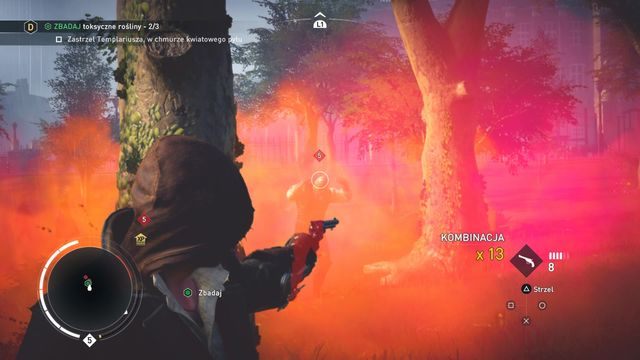 Przy trzecim kwiecie znajdziesz Templariuszy, których możesz z łatwością zastrzelić. - 02 - Straszna tajemnica | Wspomnienia Karola Darwina | AC Syndicate - Assassins Creed: Syndicate - poradnik do gry