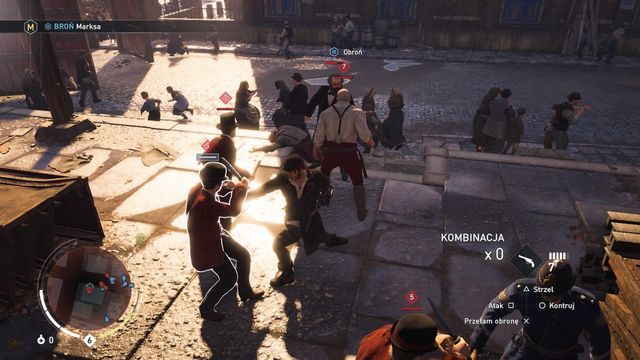 Nie dopuść do zabicia Marksa i eliminuj wrogów, którzy go atakują. - 05 - Vox populi | Wspomnienia Karola Marksa | Assassins Creed Syndicate - Assassins Creed: Syndicate - poradnik do gry