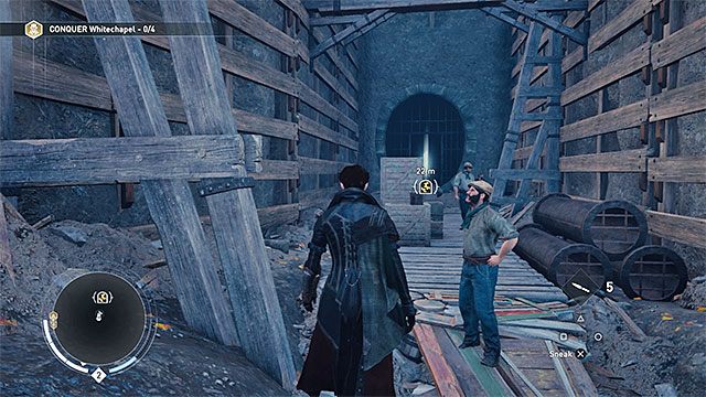 Wejście do kanałów - Jak odnaleźć skarbiec Reugea (Reuges Vault)? | Tajemnice Londynu - pozytywki - Assassins Creed: Syndicate - poradnik do gry