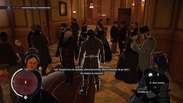 Wmieszaj się w tłum, aby niezauważenie podejść do przeciwnika. - 04 - Operacja: Westminster | Wspomnienia królowej Wiktorii | AC Syndicate - Assassins Creed: Syndicate - poradnik do gry