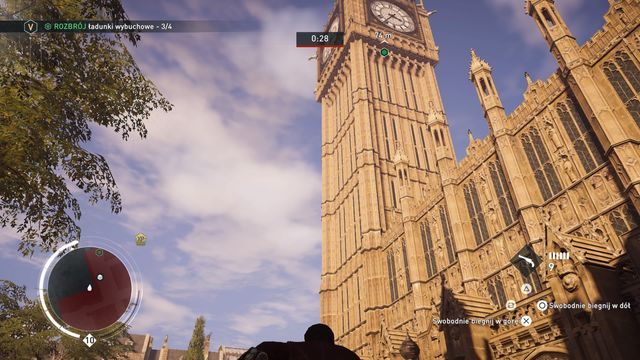 Użyj linki, aby błyskawicznie dostać się do góry. - 04 - Operacja: Westminster | Wspomnienia królowej Wiktorii | AC Syndicate - Assassins Creed: Syndicate - poradnik do gry
