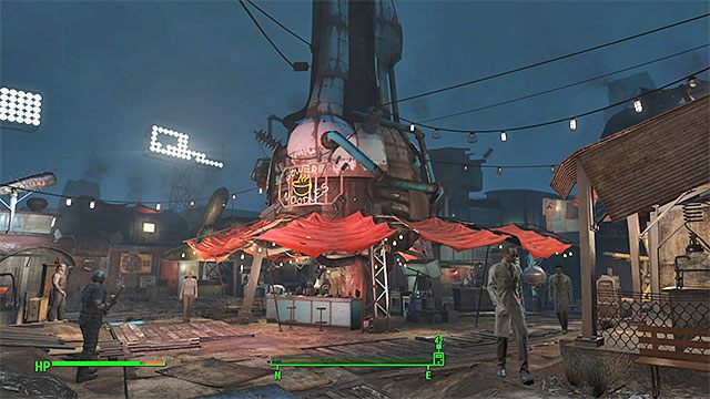 W wielu miastach i wioskach możesz pohandlować i rozpocząć nowe questy - Typy lokacji w świecie gry | Eksploracja świata w Fallout 4 - Fallout 4 - poradnik do gry