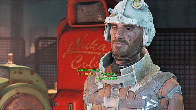 Opcje zachowania dla postaci z wysoką charyzmą oznaczane są innymi kolorami - Interakcje z innymi postaciami | Eksploracja świata w Fallout 4 - Fallout 4 - poradnik do gry