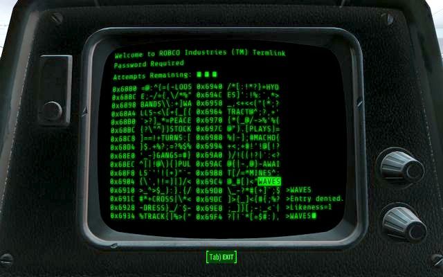 Okno terminala hackowania - Hakowanie w Fallout 4 | Ważne umiejętności - Fallout 4 - poradnik do gry