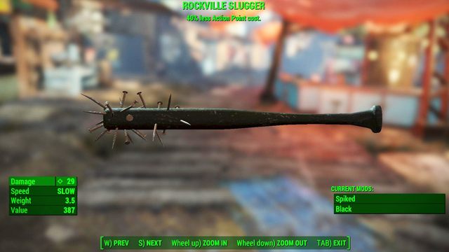 Typ: Kij bejsbolowy - Broń biała w Fallout 4 | Unikalne bronie - Fallout 4 - poradnik do gry