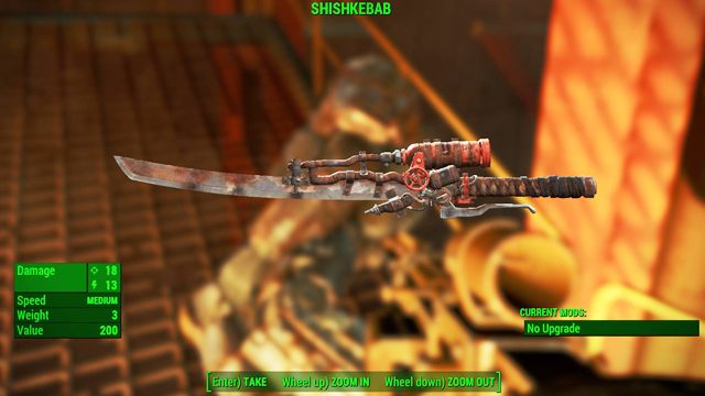 Typ: Ostrze - Broń biała w Fallout 4 | Unikalne bronie - Fallout 4 - poradnik do gry