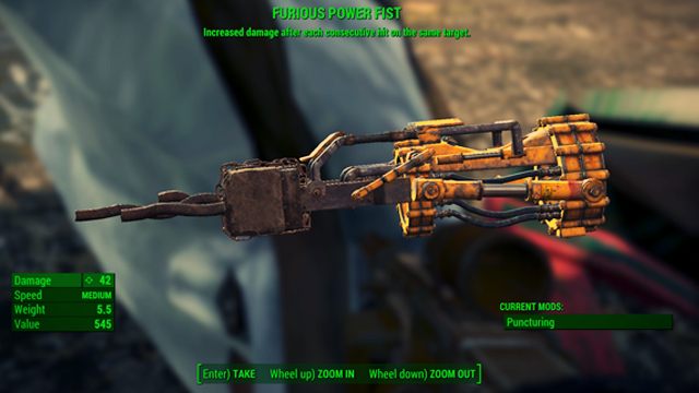 Typ: Rękawica wspomagana - Broń biała w Fallout 4 | Unikalne bronie - Fallout 4 - poradnik do gry