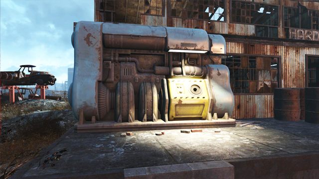 Wygląd generatorów, w których znajdziesz rdzenie fuzyjne. - Rdzenie fuzyjne w Fallout 4 | Pancerz Wspomagany - Fallout 4 - poradnik do gry