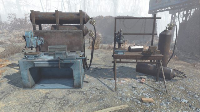Po skorzystaniu z pracowni Twoim oczom ukaże się pierwszy ekran związany z ulepszeniami - Ulepszanie broni w Fallout 4 | Bronie i ulepszenia - Fallout 4 - poradnik do gry
