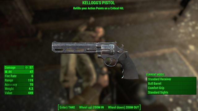 Typ: Pistolet - Broń palna - lekka w Fallout 4 | Unikalne bronie - Fallout 4 - poradnik do gry